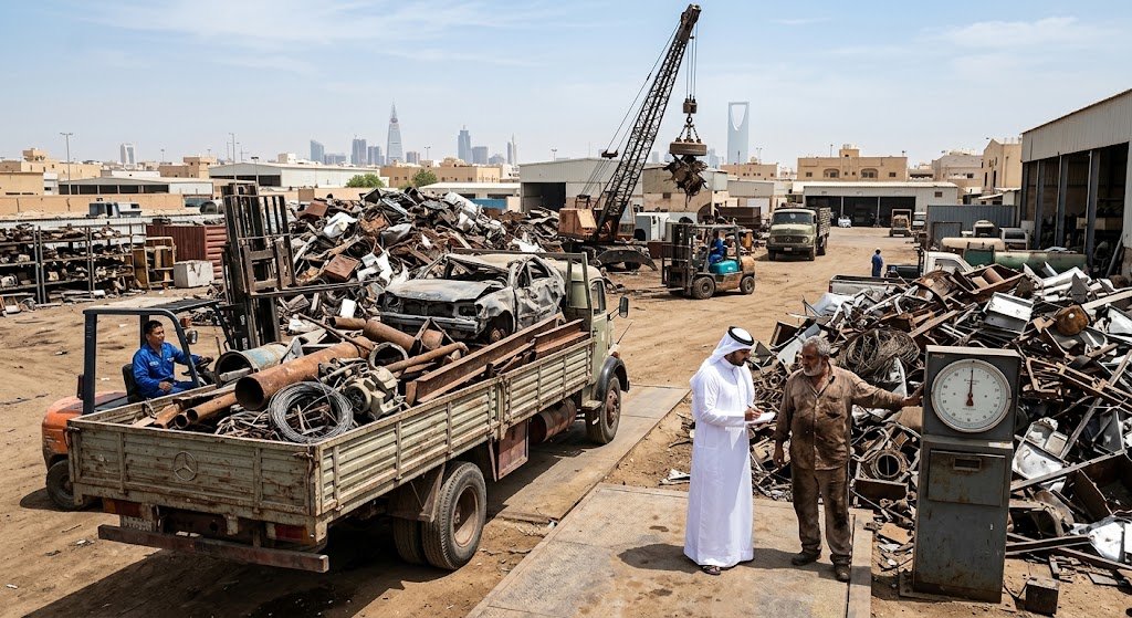 شراء سكراب حي الروضة بالرياض